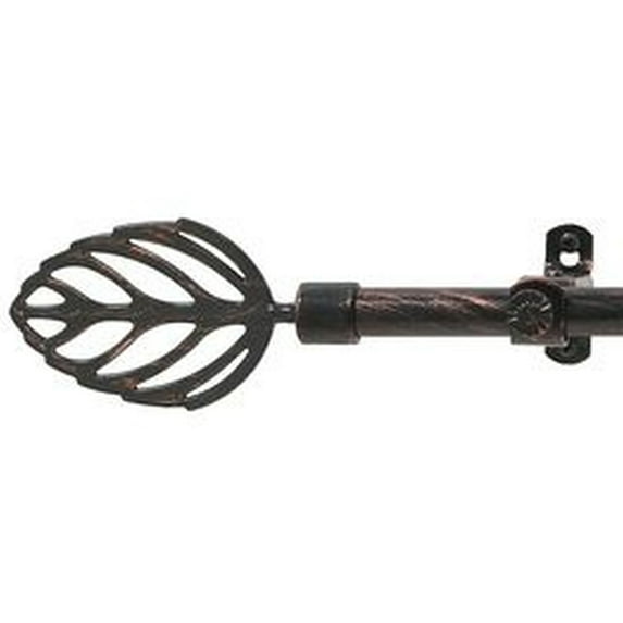 Traditional Elegance Decorative Rod & Finial Hoja 66-120