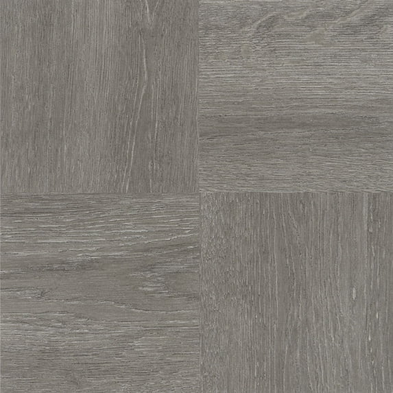 Traditional Elegance Madison Charcoal Grey Wood 12x12 Self Adhesive Vinyl Floor Tile - 20 Tiles/20 sq. ft.