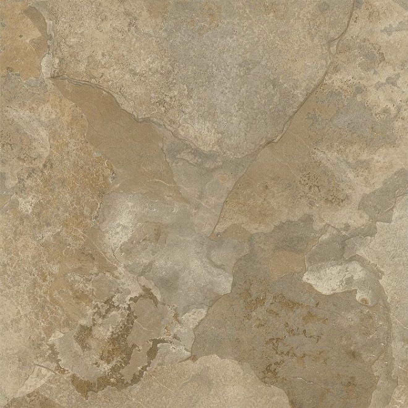 Ben&Jonah Park Avenue Collection Nexus Light Slate Marble 12 Inch x 12 Inch Self Adhesive Vinyl Floor Tile #444-20 Tiles