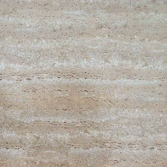 Traditional Elegance Madison Travatine Marble 12x12 Self Adhesive Vinyl Floor Tile - 20 Tiles/20 sq. ft.