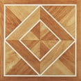 thumbnail image 1 of Traditional Elegance Madison White Border Classic Inlaid Parquet 12x12 Self Adhesive Vinyl Floor Tile - 20 Tiles/20 sq. ft., 1 of 2