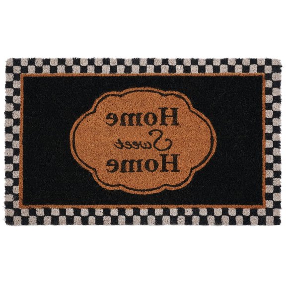 Traditional Elegance Printed Coir Door Mat 18x30 - Sweet Home