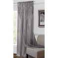 thumbnail image 1 of Traditional Elegance Willow Rod Pocket Window Curtain Panel - 42x84 - Grey, 1 of 3