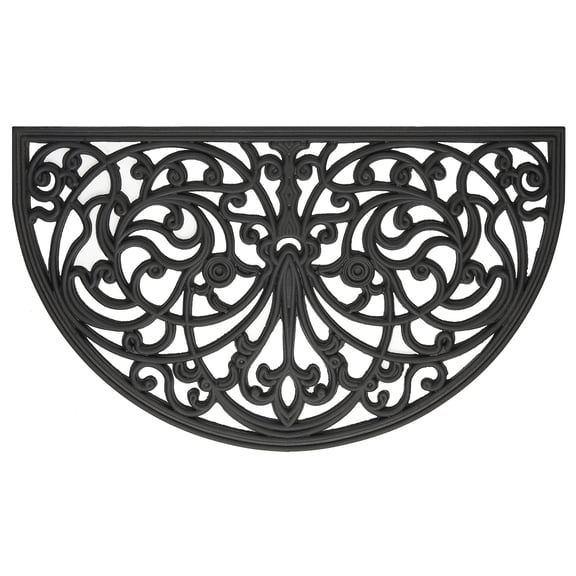 Ben&Jonah Park Avenue Collection Wrought Iron Rubber Mat Ironworks - 18x30