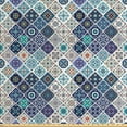 thumbnail image 1 of Ambesonne Traditional Fabric by the Yard Upholstery, Portuguese Retro Tile, 2 Yards, Multicolor, 1 of 4