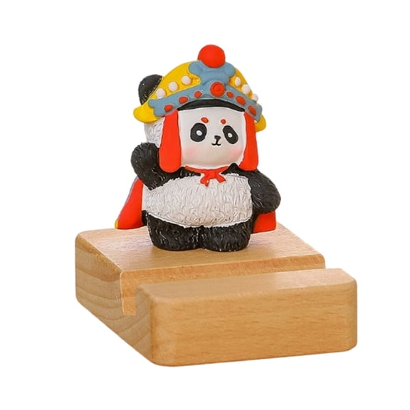 Traditional Face Changing Panda Phone Stand Unique Non Design Cute Cartoon Style Adjustable And Portable Desktop Ornament