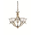 thumbnail image 1 of Traditional Five Light Chandelier-Antique Brass Finish Bailey Street Home 147-Bel-2611348, 1 of 6