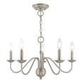 thumbnail image 1 of Traditional Five Light Chandelier-Brushed Nickel Finish Bailey Street Home 218-Bel-3110579, 1 of 1