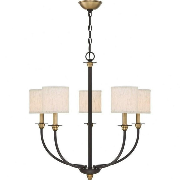Traditional Five Light Chandelier in Old Bronze Finish Bailey Street Home 71-Bel-3097562