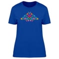 thumbnail image 1 of Traditional Folk Flower Artwork T-Shirt Women -Image by Shutterstock, Female Large, 1 of 2