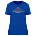thumbnail image 1 of Traditional Folk Flower Artwork T-Shirt Women -Image by Shutterstock, Female Small, 1 of 2