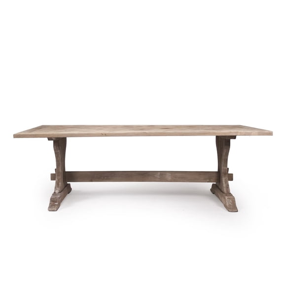 Traditional Gent Dining Table in Durable Beige