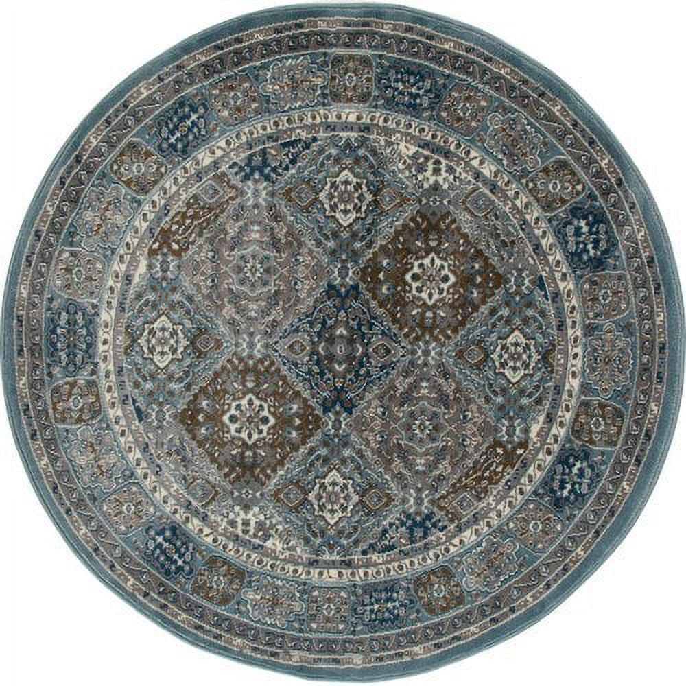 Traditional Geometric Woven Area Rug, 0153