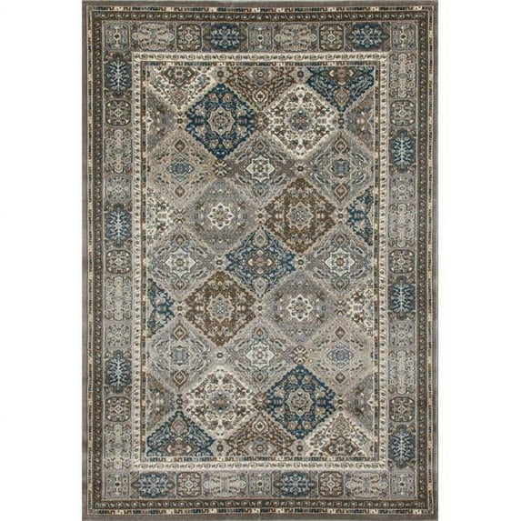 Traditional Geometric Woven Area Rug, 0155