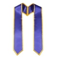 thumbnail image 1 of Traditional Graduation Stole Sash for Adults, Unisex Honor Stole with Classic Trim for Academic Ceremonies, Commencement and Choral Celebration Attire, 1 of 6