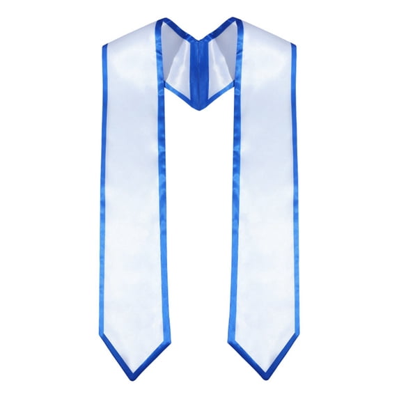 Traditional Graduation Stole Sash for Adults, Unisex Honor Stole with Classic Trim for Academic Ceremonies, Commencement and Choral Celebration Attire
