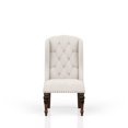 thumbnail image 1 of Traditional Gray Upholstered Wing Host Chair For Dining With Wing, Build Feature, 1 of 2