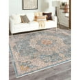 thumbnail image 1 of Traditional Haifa Collection Area Rug Blue - 8' Square, 1 of 5