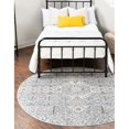 thumbnail image 1 of Traditional Haifa Collection Area Rug Gray - 7' Round, 1 of 5
