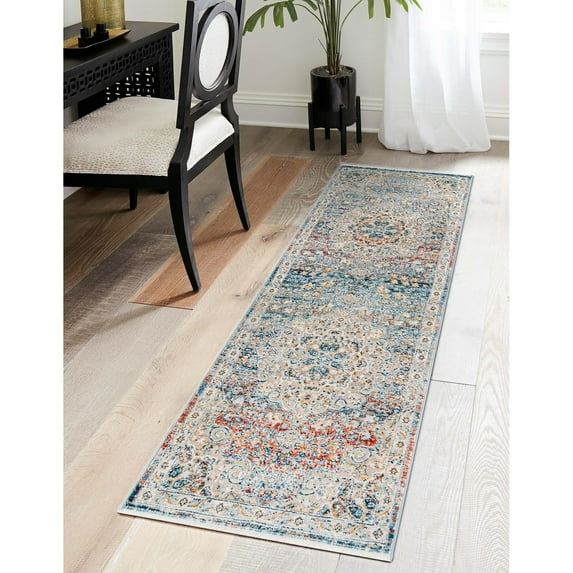 Traditional Haifa Collection Area Rug Multi - 2'x5'11"