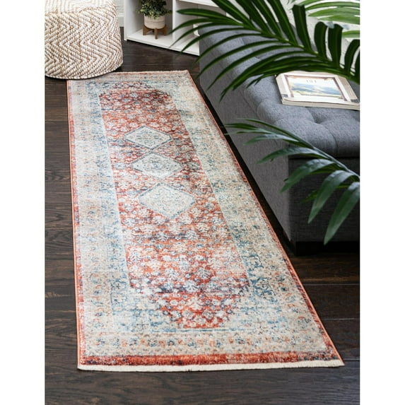Traditional Haifa Collection Area Rug Red - 2'x3'11"