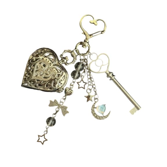 Traditional Historic Pocket Watch Keychain For Keys Solar Incised Alloy Craft