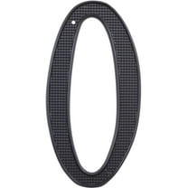 Traditional House Number, #0, 4 Inches, Matte Black by Stone Harbor Hardware