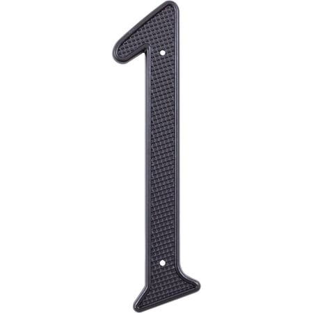 Traditional House Number, #1, 4 Inches, Matte Black by Stone Harbor Hardware