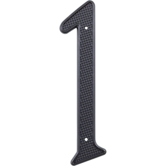 Traditional House Number, #1, 4 Inches, Matte Black by Stone Harbor Hardware