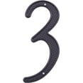 thumbnail image 1 of Traditional House Number, #3, 4 Inches, Matte Black by Stone Harbor Hardware, 1 of 10