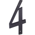 thumbnail image 1 of Traditional House Number, #4, 4 Inches, Matte Black by Stone Harbor Hardware, 1 of 10
