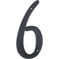 thumbnail image 1 of Traditional House Number, #6, 4 Inches, Matte Black by Stone Harbor Hardware, 1 of 10