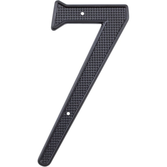 Traditional House Number, #7, 4 Inches, Matte Black by Stone Harbor Hardware