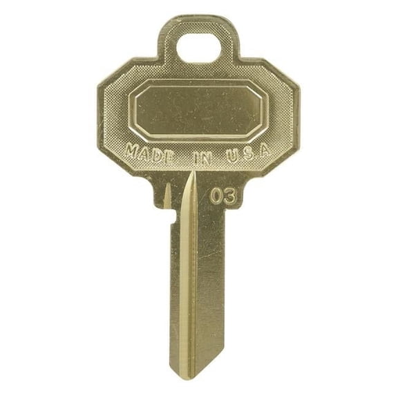 Traditional House & Office Universal Key Blank with C-Keyway 5-Pin Single Sided for Baldwin Case - Pack of 10