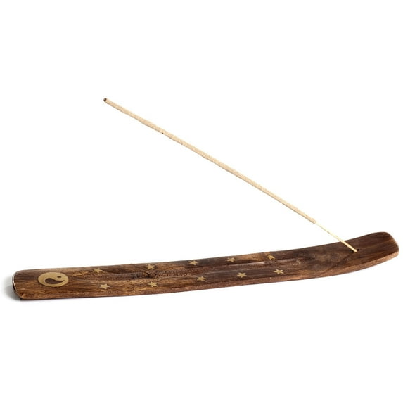Traditional Incense Holder with Inlaid Design 10 Inches Assorted Design