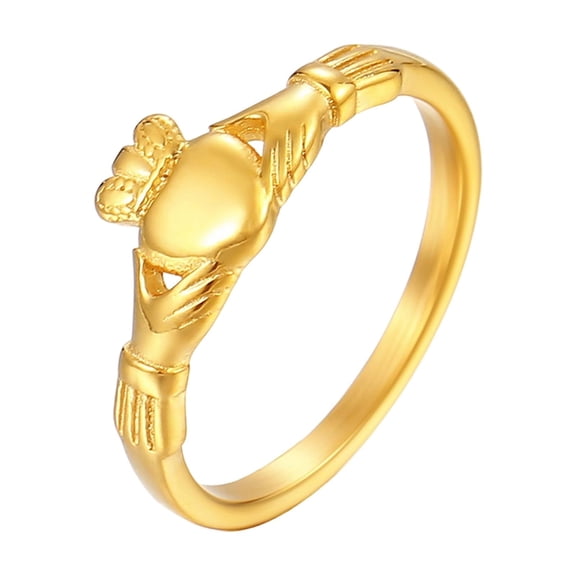 Traditional Irish Claddagh Rings Representing Commitment and Devotions for Weddings Anniversaries and Daily Wear