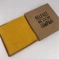 thumbnail image 1 of Traditional Irish Linen Yellow Pocket Square For Men, Made By Belfast Bow Company, 1 of 3