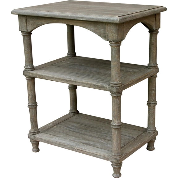 Traditional Island Mahogany Bedside Table in Riverwash