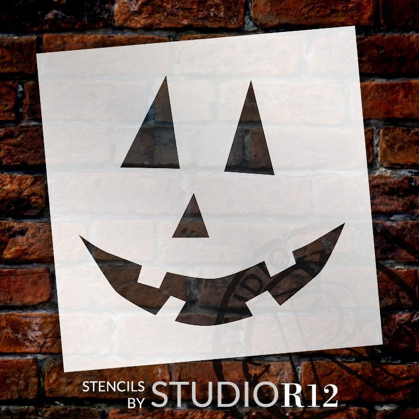Traditional JackOLantern Stencil by StudioR12 Craft & Paint DIY