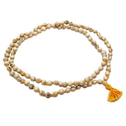 Traditional Japa Mala Brown Tulsiwood Rosary Prayer Bead Meditation