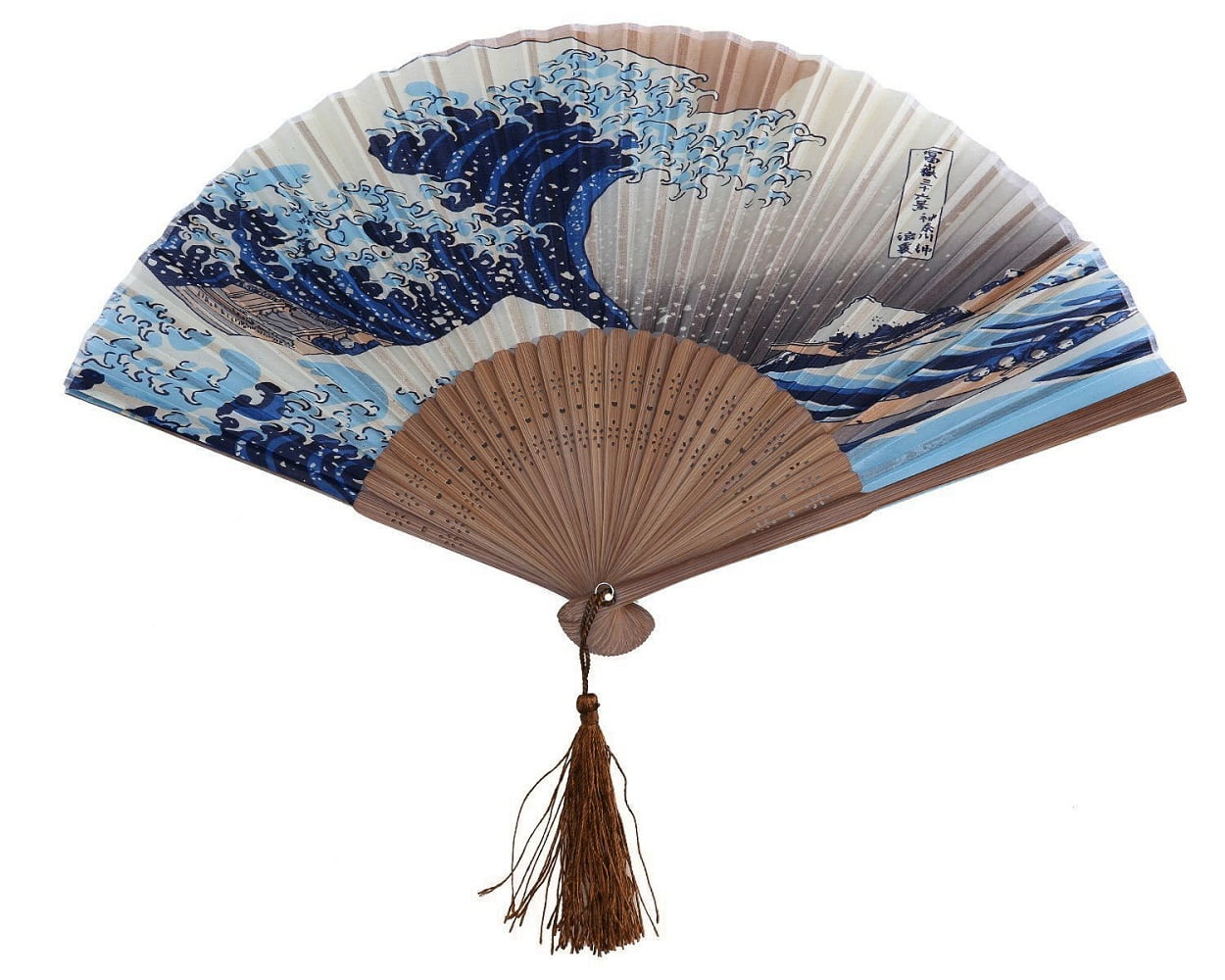 Traditional Japanese Folding Fan The Great Wave of Kanagawa