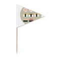 thumbnail image 1 of Traditional Japanese Local Different Sushi Toothpick Triangle Cupcake Toppers Flag, 1 of 3