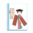 thumbnail image 1 of Traditional Japanese Local Girl Book Sheet Protectors Portfolio Binder Folder, 1 of 3