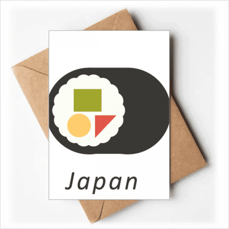 Traditional Japanese Local Maki Sushi Greeting Cards You are Invited Invitations
