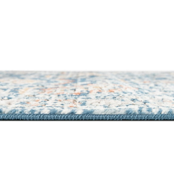 Traditional Jeopok Collection Area Rug Blue - 11'10" Square