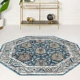 thumbnail image 1 of Traditional Jeopok Collection Area Rug Blue - 7'x7' Octagon, 1 of 5