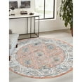 thumbnail image 1 of Traditional Jeopok Collection Area Rug Salmon Pink - 10' Round, 1 of 5