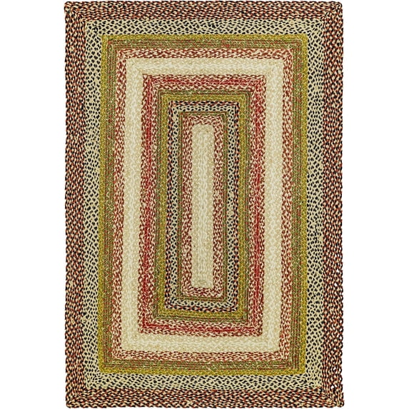 Rustic Wool Rugs Traditional Jute Braided Rug, Rustic Country Décor For Kitchen, Living ...