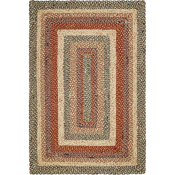 Rustic Wool Rugs Traditional Jute Braided Rug, Rustic Country Décor For Kitchen, Living ...