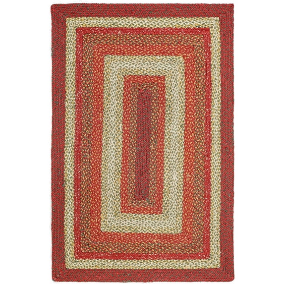 Rustic Wool Rugs Traditional Jute Braided Rug, Rustic Country Décor For Kitchen, Living ...